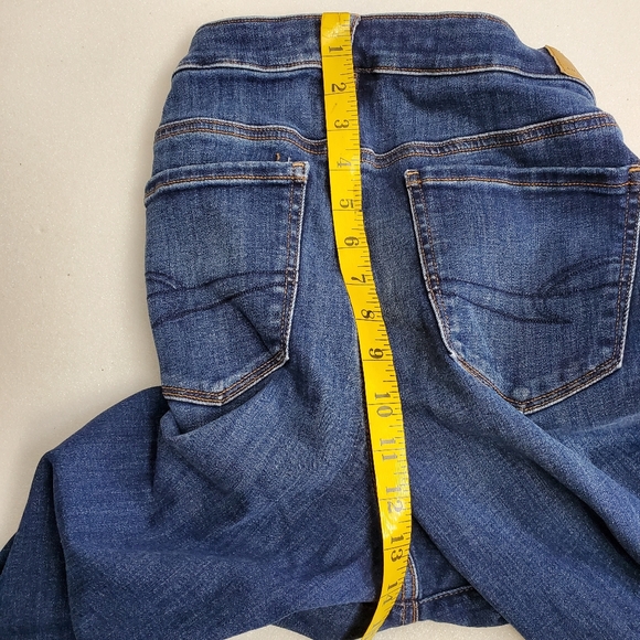 American Eagle Womens Size 10 Low Rise Flare Next Level Stretch Jeans - Picture 8 of 8